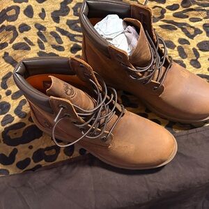 Timberland Men's Tan Leather Boots